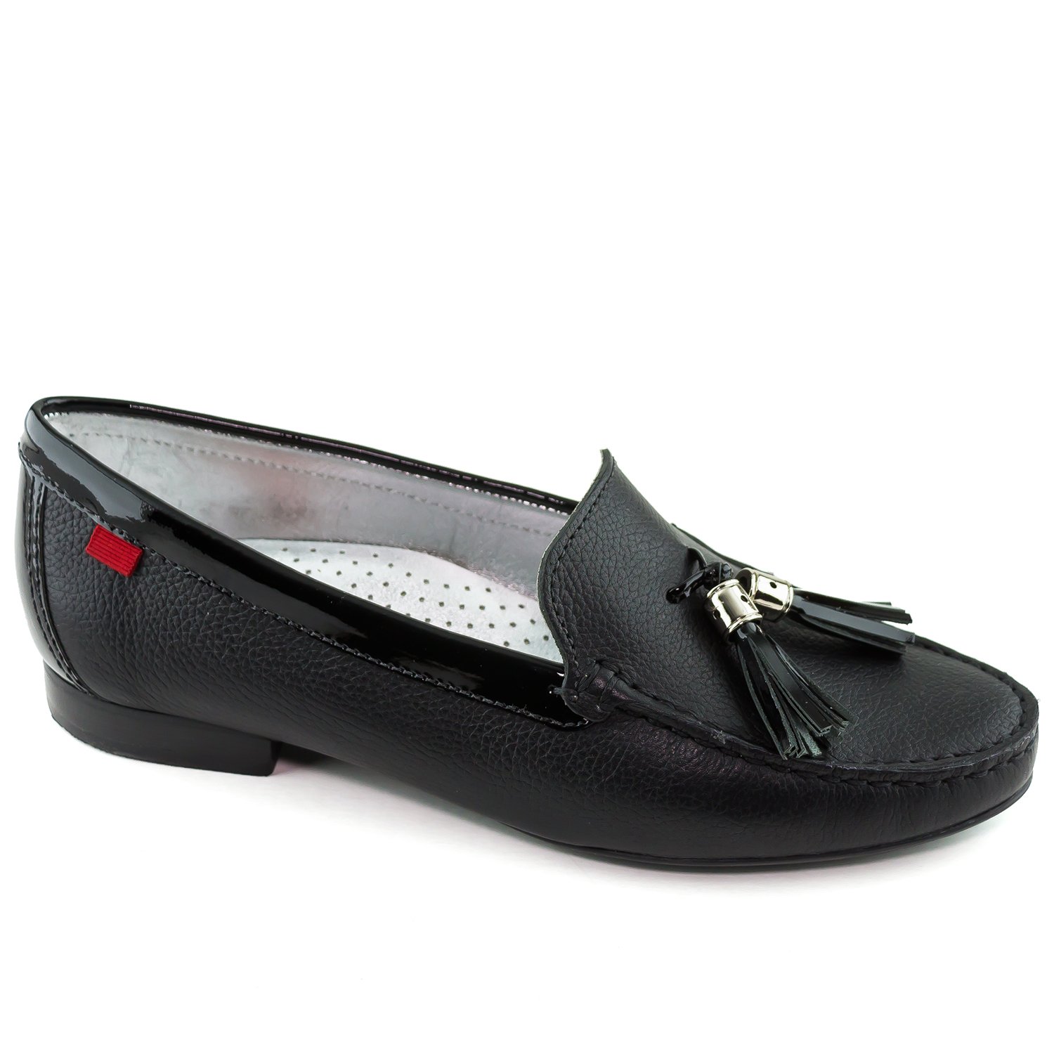 Marc Joseph New York Women's Bryant Park Weave Loafer - Comfortable Slip-On Shoes for Work, Office & Casual Wear | Premium Leather Flats for Women