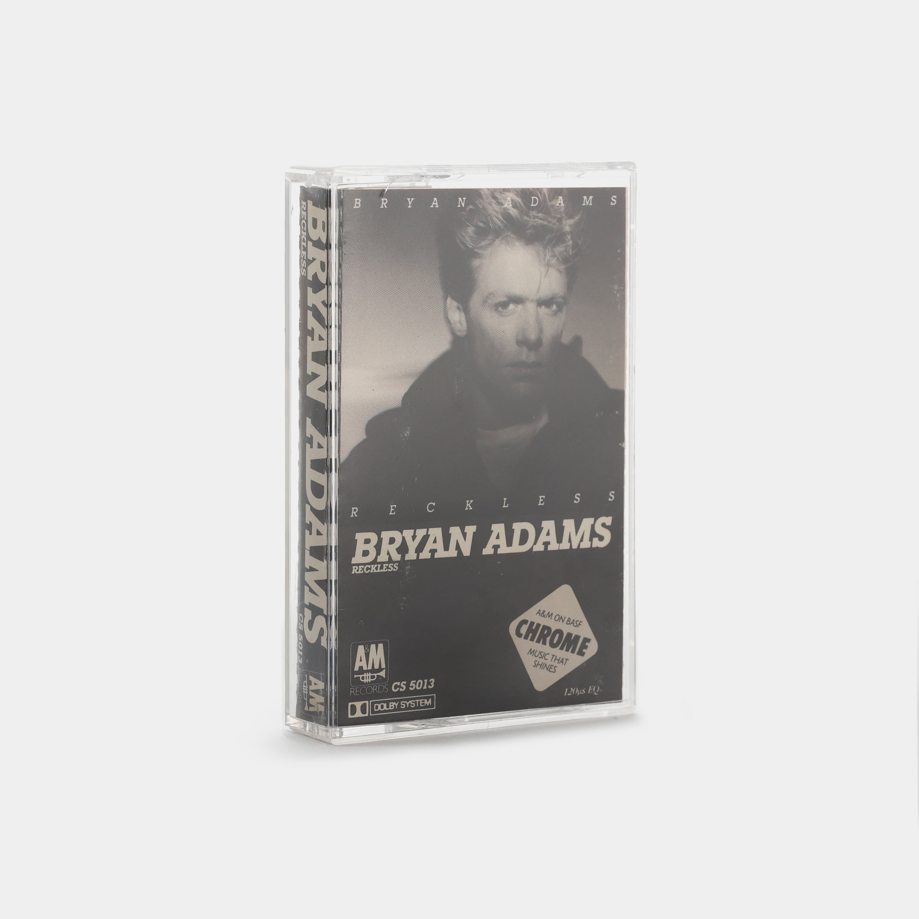 Bryan Adams Reckless Cassette Tape - Vintage 80s Music Album for Collectors & Fans | Perfect for Car, Home Stereo & Retro Music Lovers