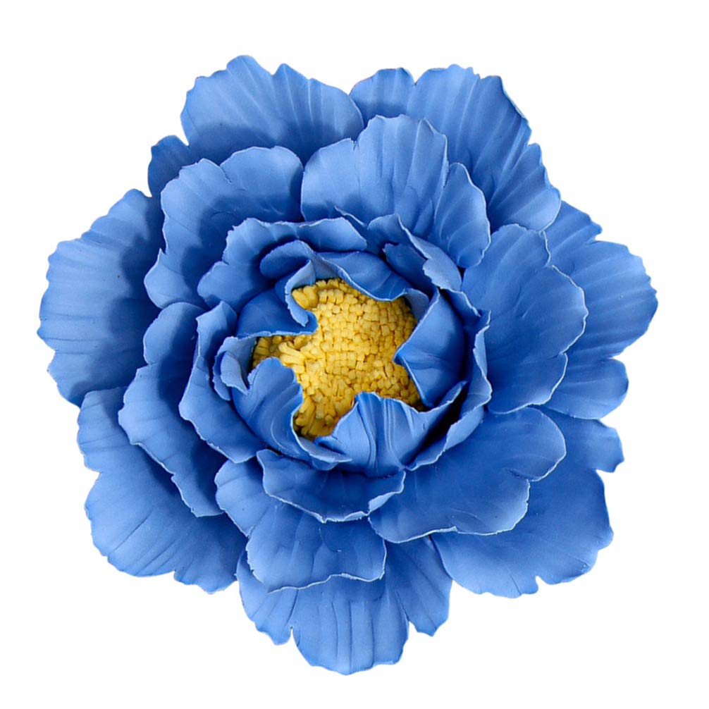 WINOMO Handmade 3D Ceramic Peony Flower Wall Art - Elegant Home Decor for Living Room, Bedroom, Hallway | Perfect Wall Mount Background for Wedding, Party & Interior Design