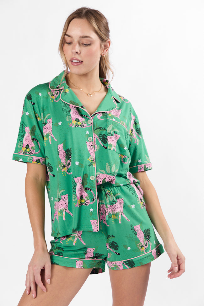 Women's Short Sleeve Pajama Top - Soft Cotton Sleepwear for Camping & Outdoor Adventures | Cozy Nightwear for Stargazing & Wilderness Trips
