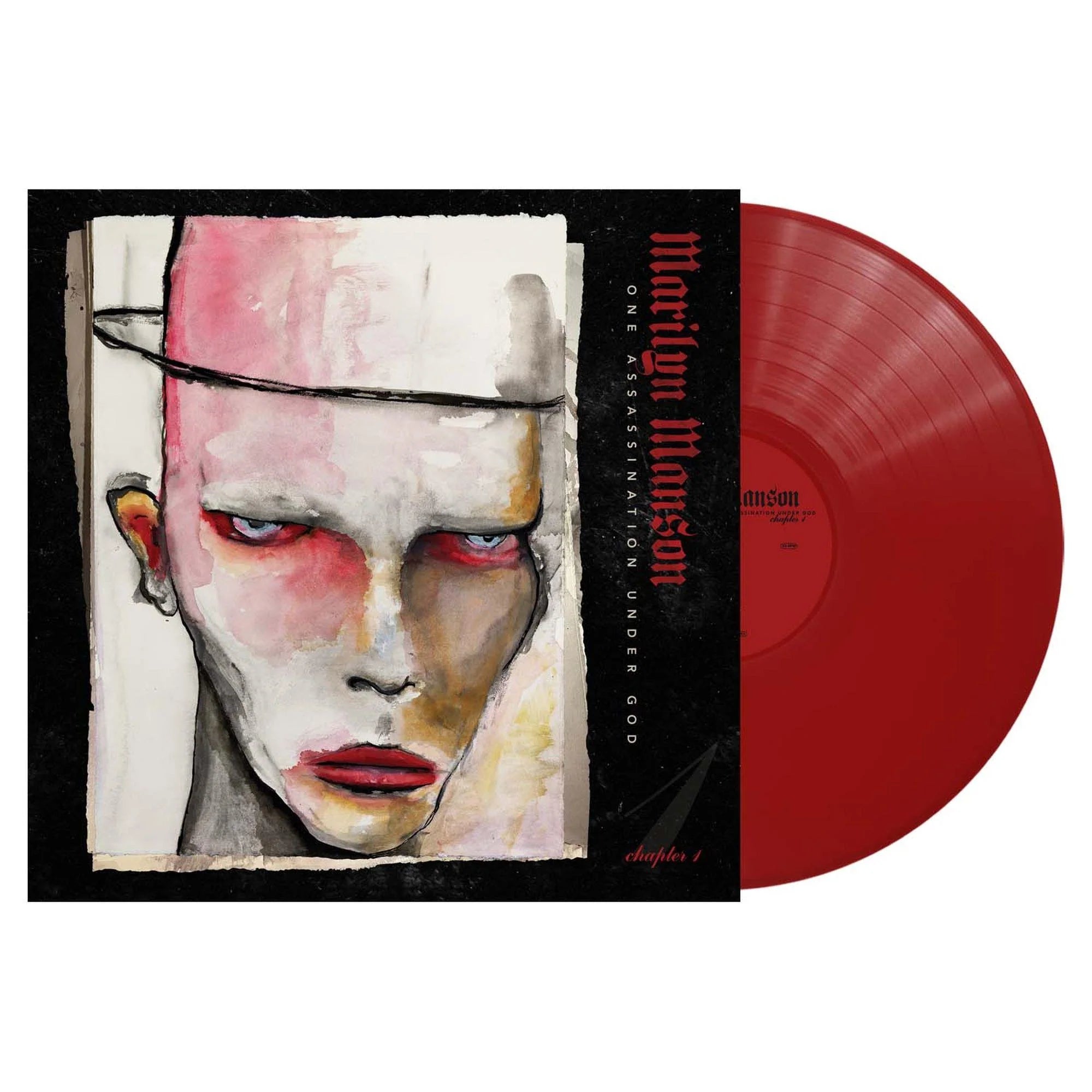 Marilyn Manson 'One Assassination Under God Chapter 1' Limited Edition Red Vinyl LP Record - Perfect for Music Collectors & Gothic Rock Fans