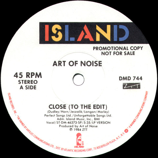 Art Of Noise - Close (To The Edit) 12