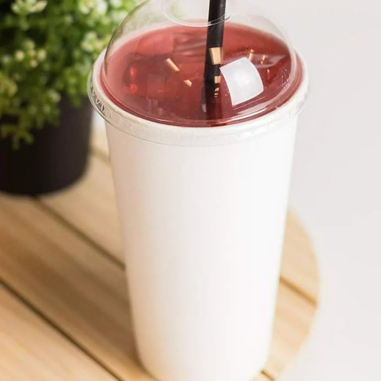 32 oz Disposable Paper Cold Cups for Juice, Soda & Smoothies | 500 Count Bulk Food-Grade White Cups | Made in USA, BPA-Free & Recyclable | Perfect for Restaurants, Cafes, Parties & Outdoor Events