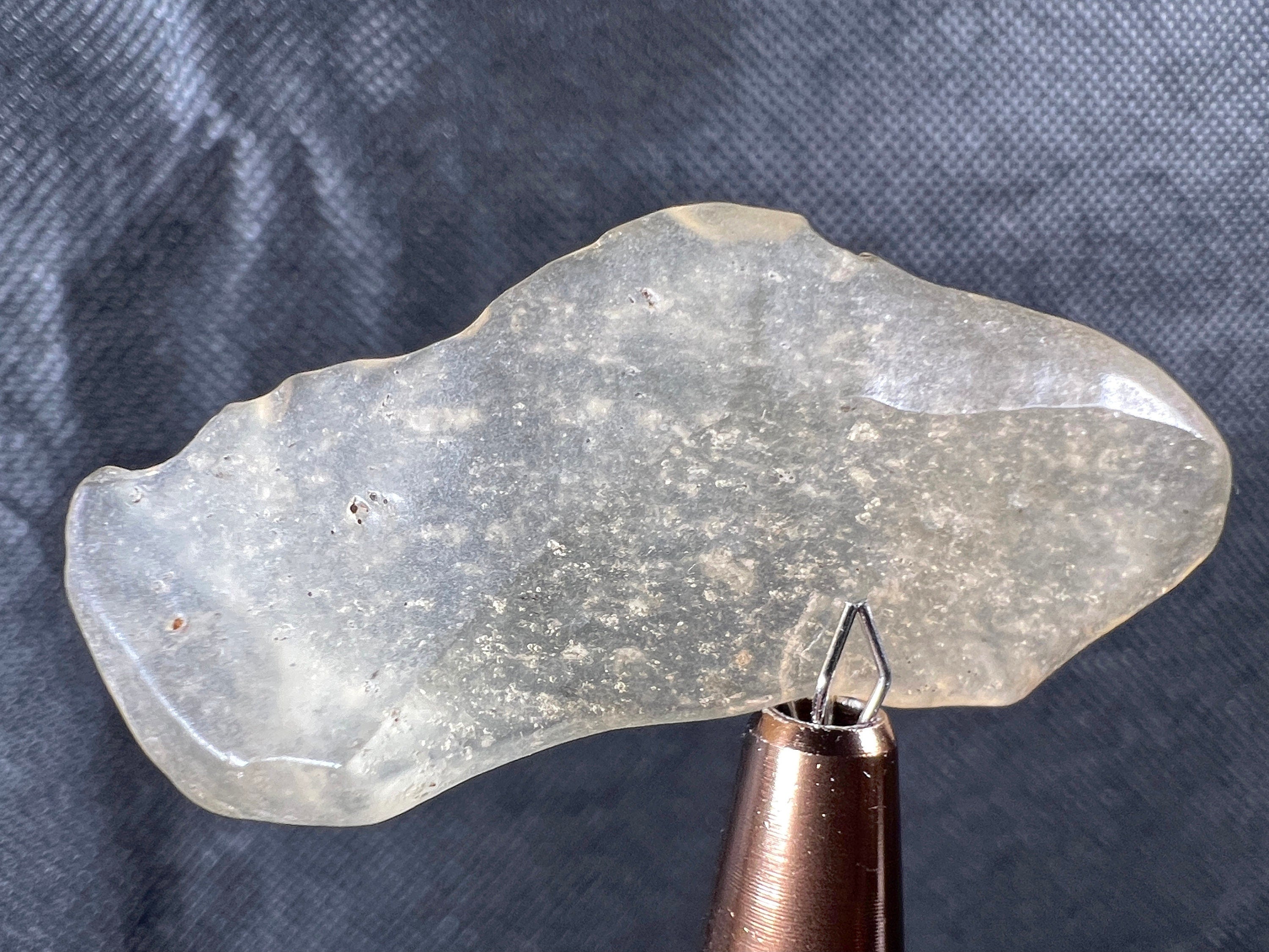 Libyan Desert Glass Raw Crystal - Rare 4.4g Natural Stone for Chime Making, Unique Spiritual Gift & Home Decor | Meditation, Energy Healing & Jewelry Crafting