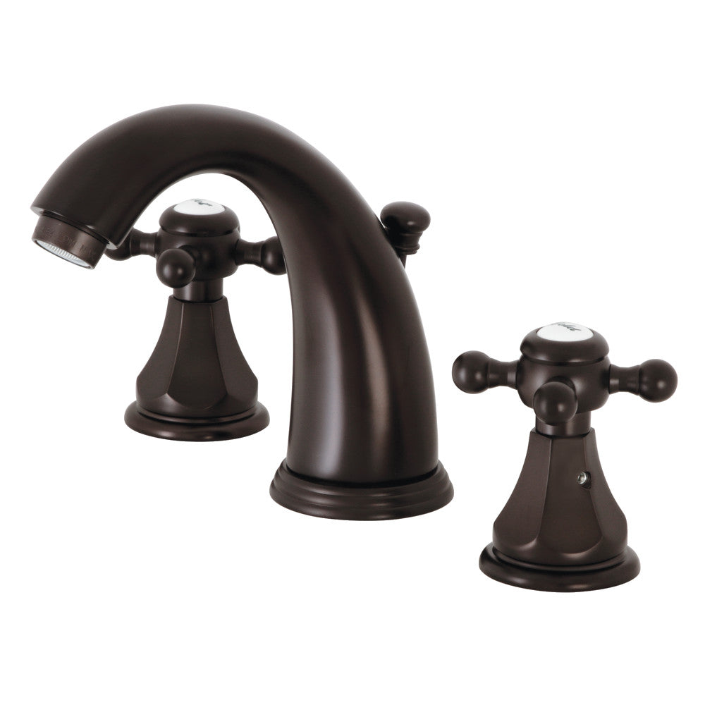 Kingston Brass KB4980BX Metropolitan Widespread Bathroom Faucet with Pop-Up Drain - Elegant 8-Inch Centerset Bath Sink Faucet for Modern Vanities, Perfect for Home & Hotel Bathroom Renovations