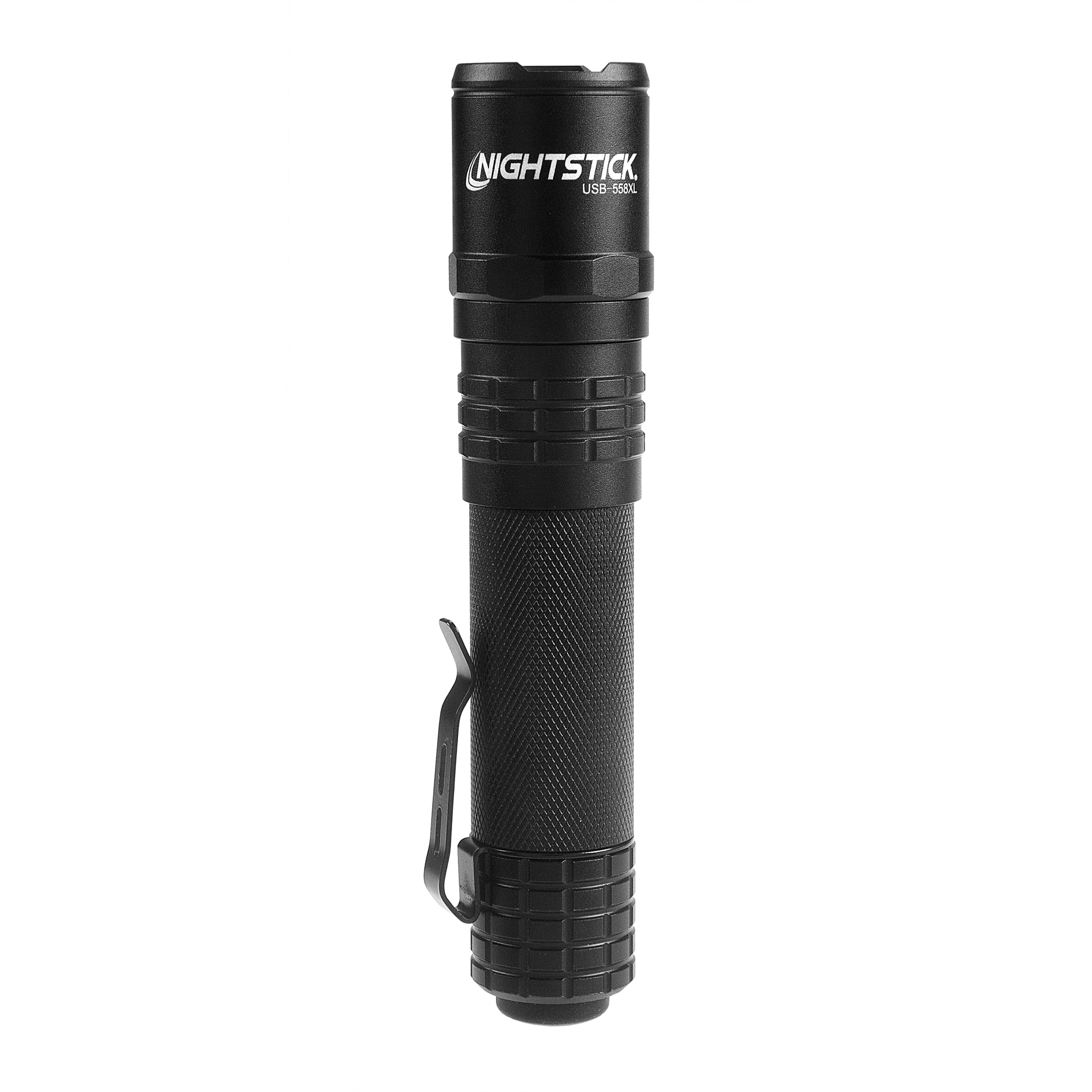 Nightstick USB-558XL USB-C Rechargeable Tactical Flashlight - 1000 Lumens, Durable Black LED Flashlight for Police, Security, Hunting & Outdoor Adventures