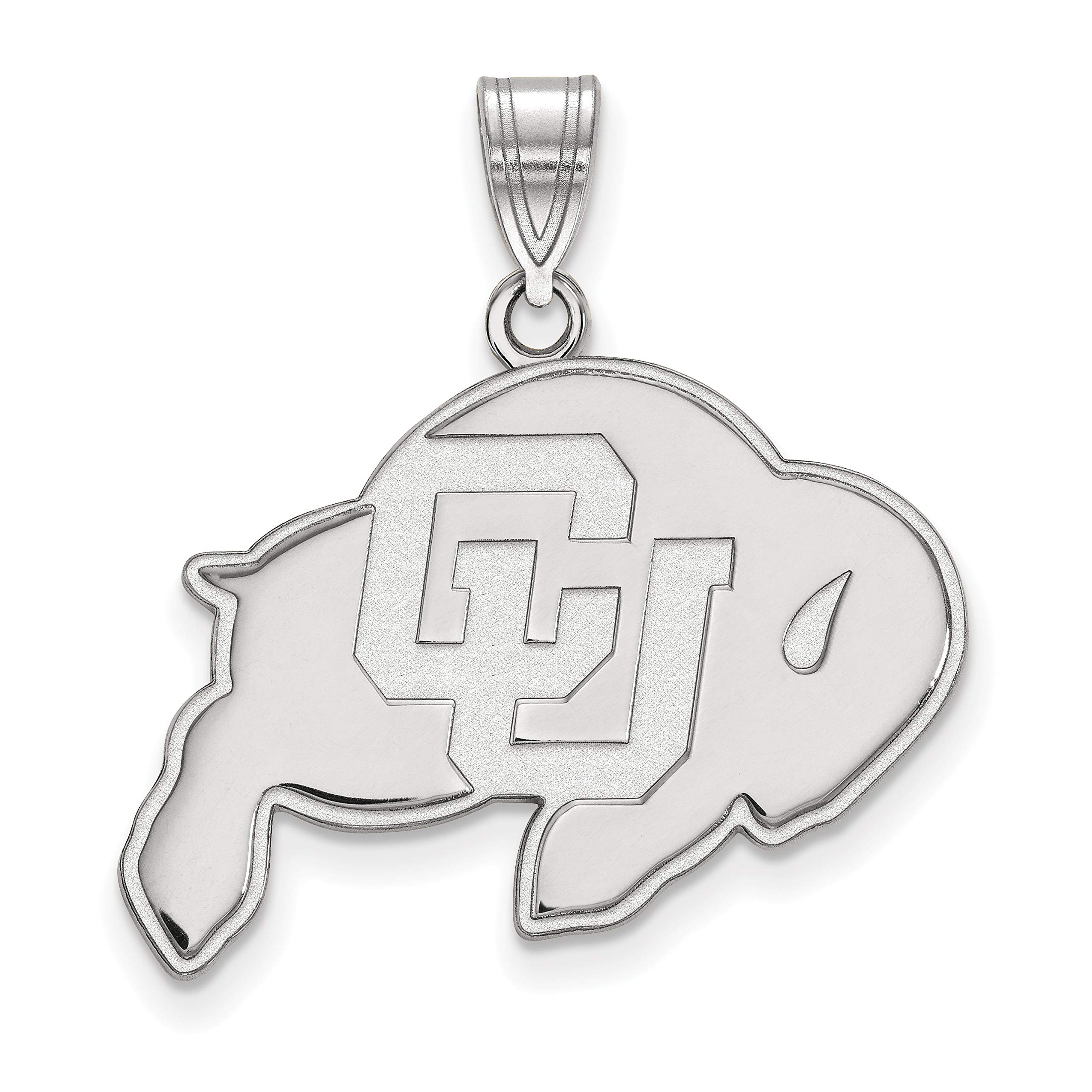 University of Colorado Buffaloes Sterling Silver Mascot Pendant - Perfect for Game Day, Graduation Gifts & School Spirit Jewelry