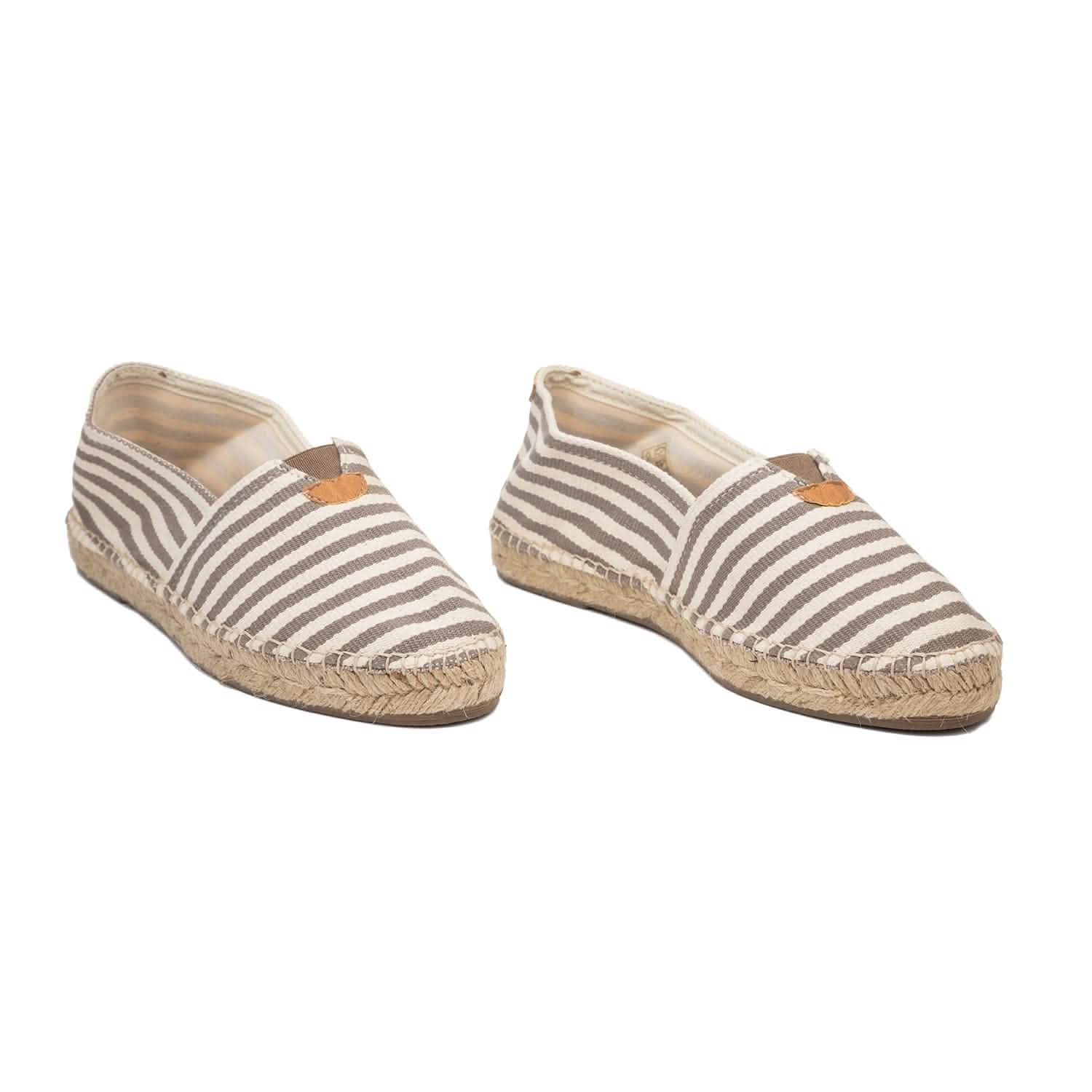 Eco-Friendly Striped Vegan Espadrilles - Unisex Cotton Blend Comfort Shoes for Beach, Summer & Casual Wear | Blanes DD
