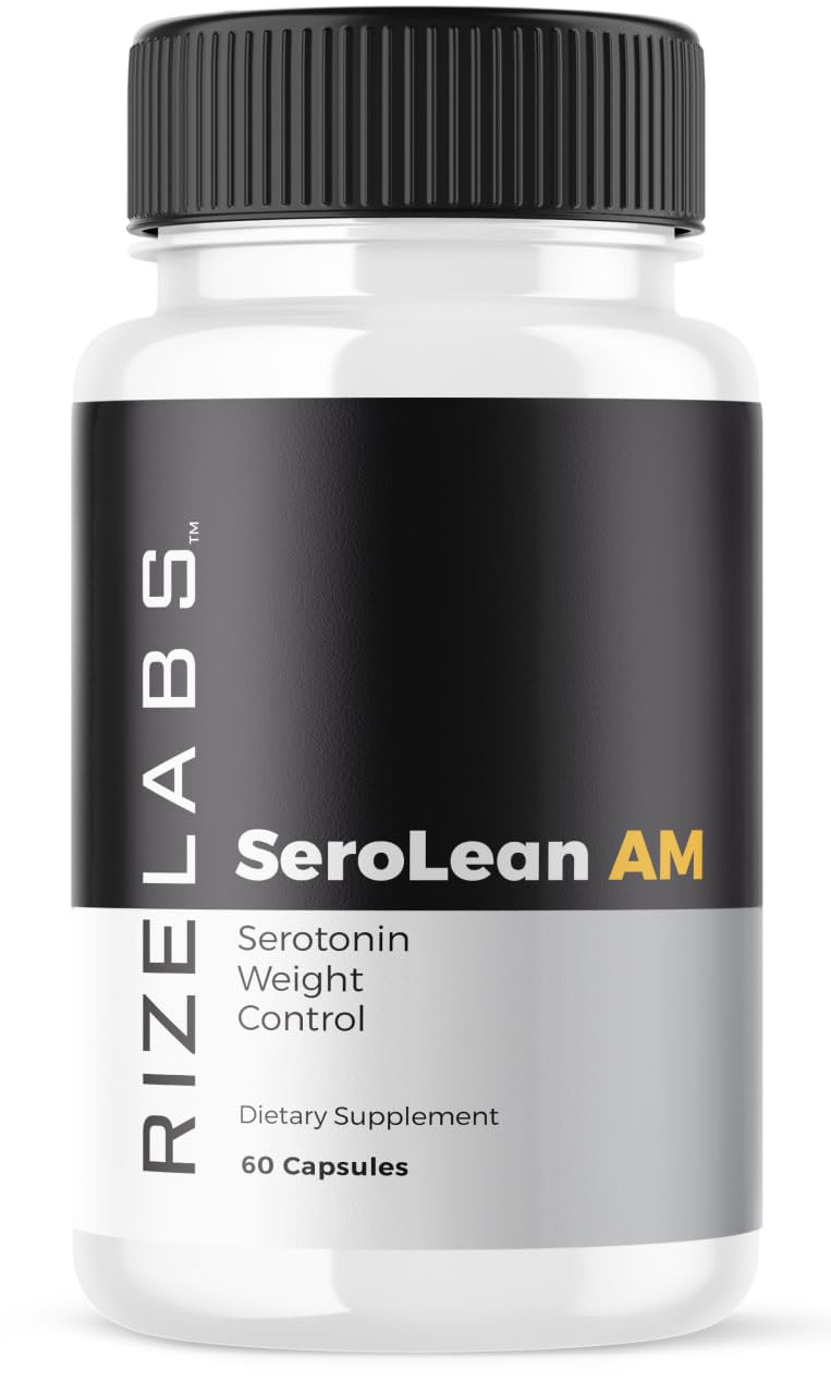 Official Serolean AM Weight Loss Capsules - Natural Serotonin Booster for Total Body Wellness & Fat Burning (60 Capsules) | Supports Metabolism & Energy for Busy Lifestyles