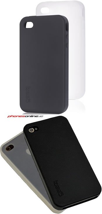 Gear4 Jumpsuit Duo Silicone Protective Case for iPhone 4 - Shockproof & Anti-Scratch Phone Cover - Perfect for Outdoor Activities, Work & Daily Use