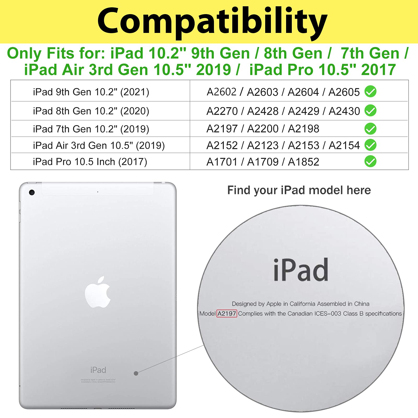 ProCase Shockproof Kids iPad Case for iPad 9th/8th/7th Gen 10.2
