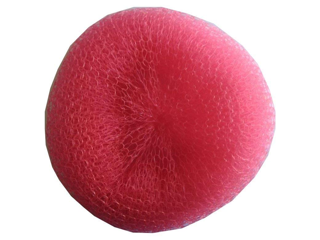 Eco-Friendly Round Plastic Scrubber for Pots, Pans & Utensils - Durable Dish Cleaning Brush (12-Pack) - Perfect for Kitchen, Camping & Outdoor Use