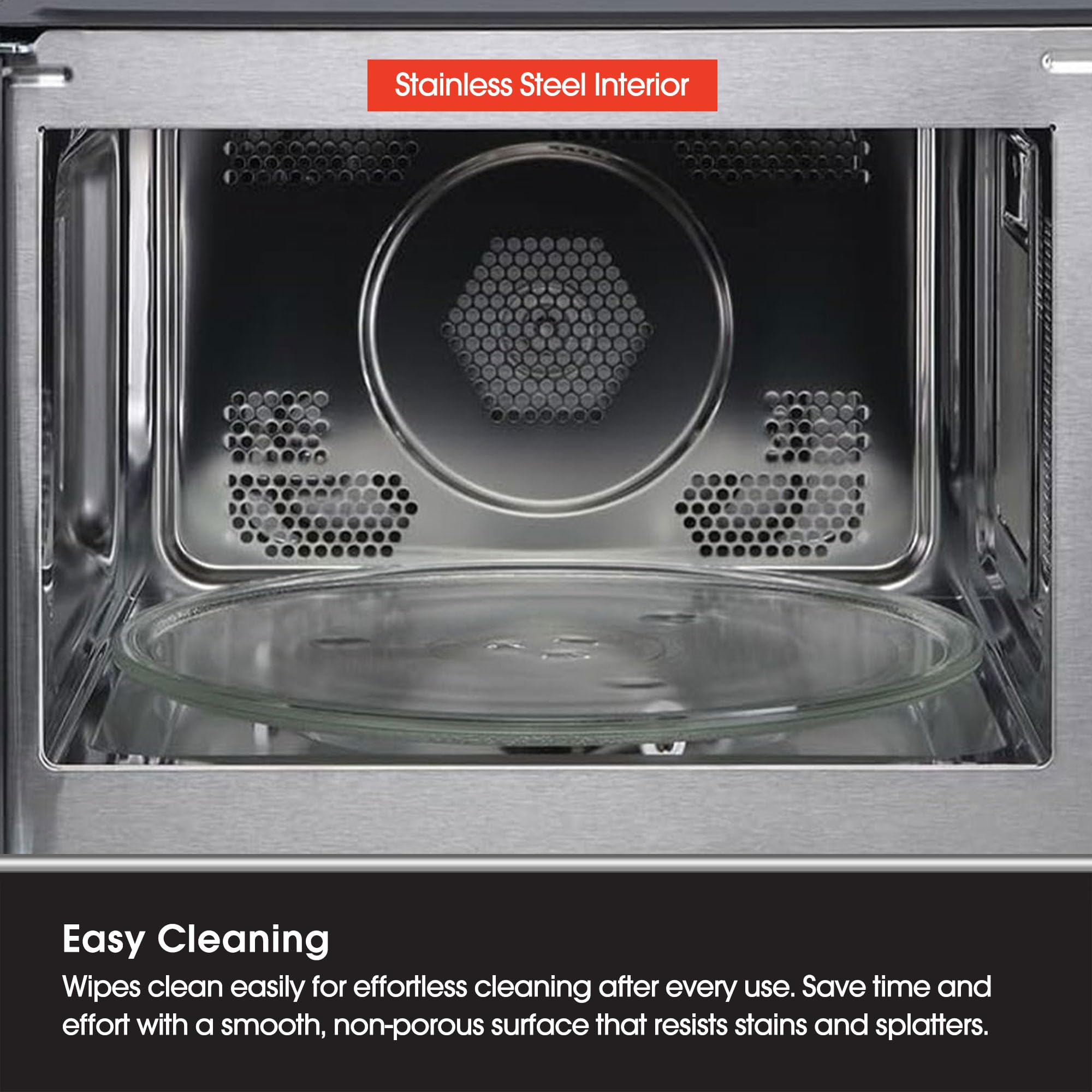 Magic Chef 1.0 Cu Ft Stainless Steel Countertop Microwave Oven with Air Fryer - 10 Power Levels, Includes Air Frying Rack, Crisper Tray & Grill Rack - Perfect for Small Kitchens, Dorms & Apartments (Black)