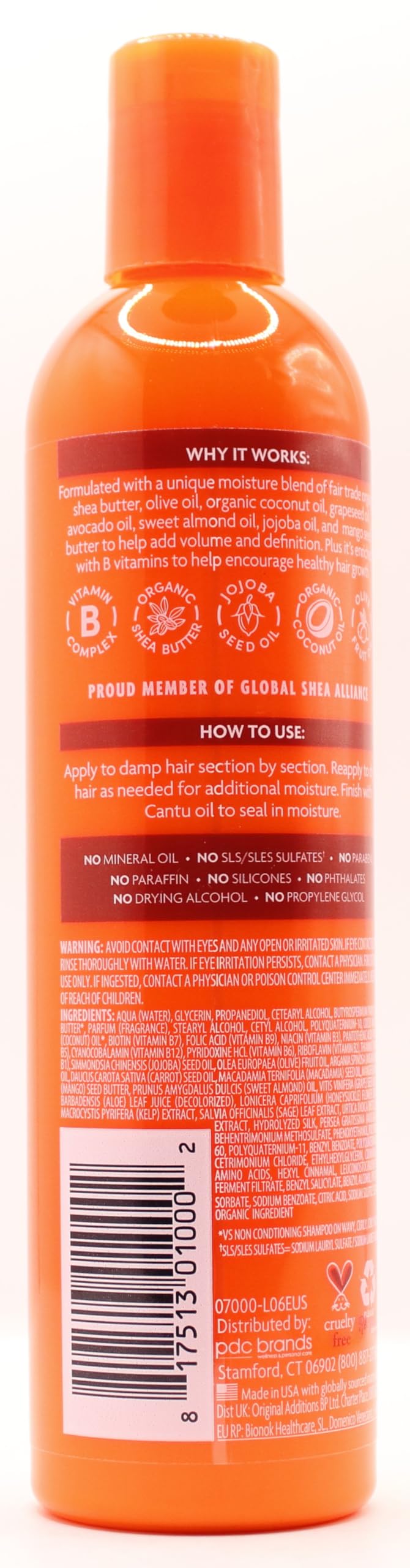 Cantu Shea Butter Moisturizing Curl Activator Cream, Wave Whip Curling Mousse & Hydrating Cream Conditioner Set (3-Piece Combo) for Natural Hair Care & Defined Curls – Perfect for Daily Styling & Frizz Control