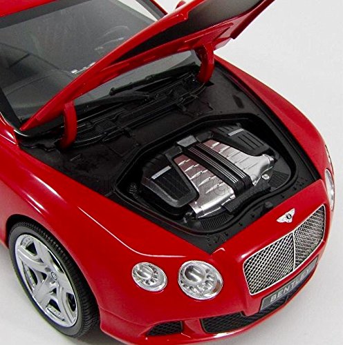 Minichamps 1:18 Scale Bentley Continental GT Diecast Model Car - Red | Collectible & Display-Ready for Car Enthusiasts & Home Decor