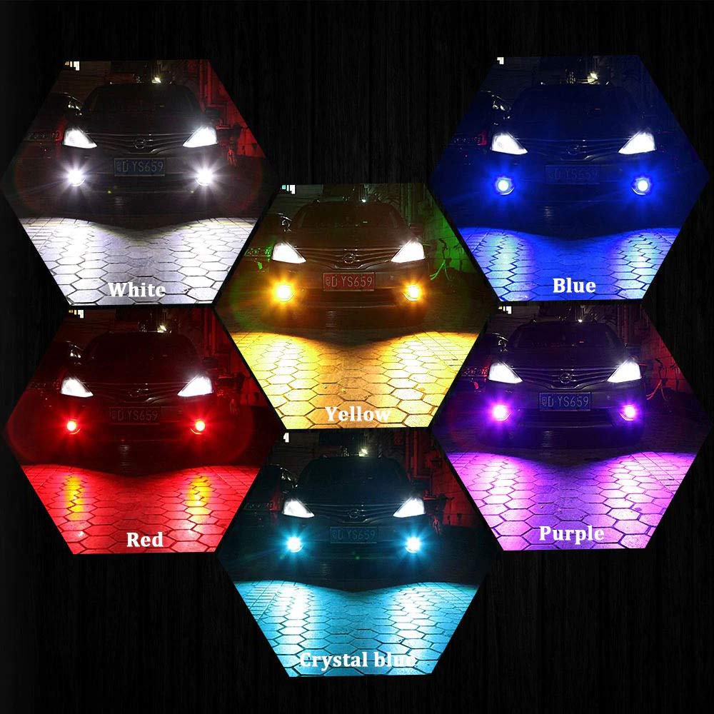 SOCAL-LED 7440 7443 Amber Yellow LED Turn Signal Bulb - 3030 SMD Super Bright for DRL, Brake, Parking & Tail Lights - Pack of 2 - Perfect for Cars, Trucks & Motorcycles Day & Night Driving