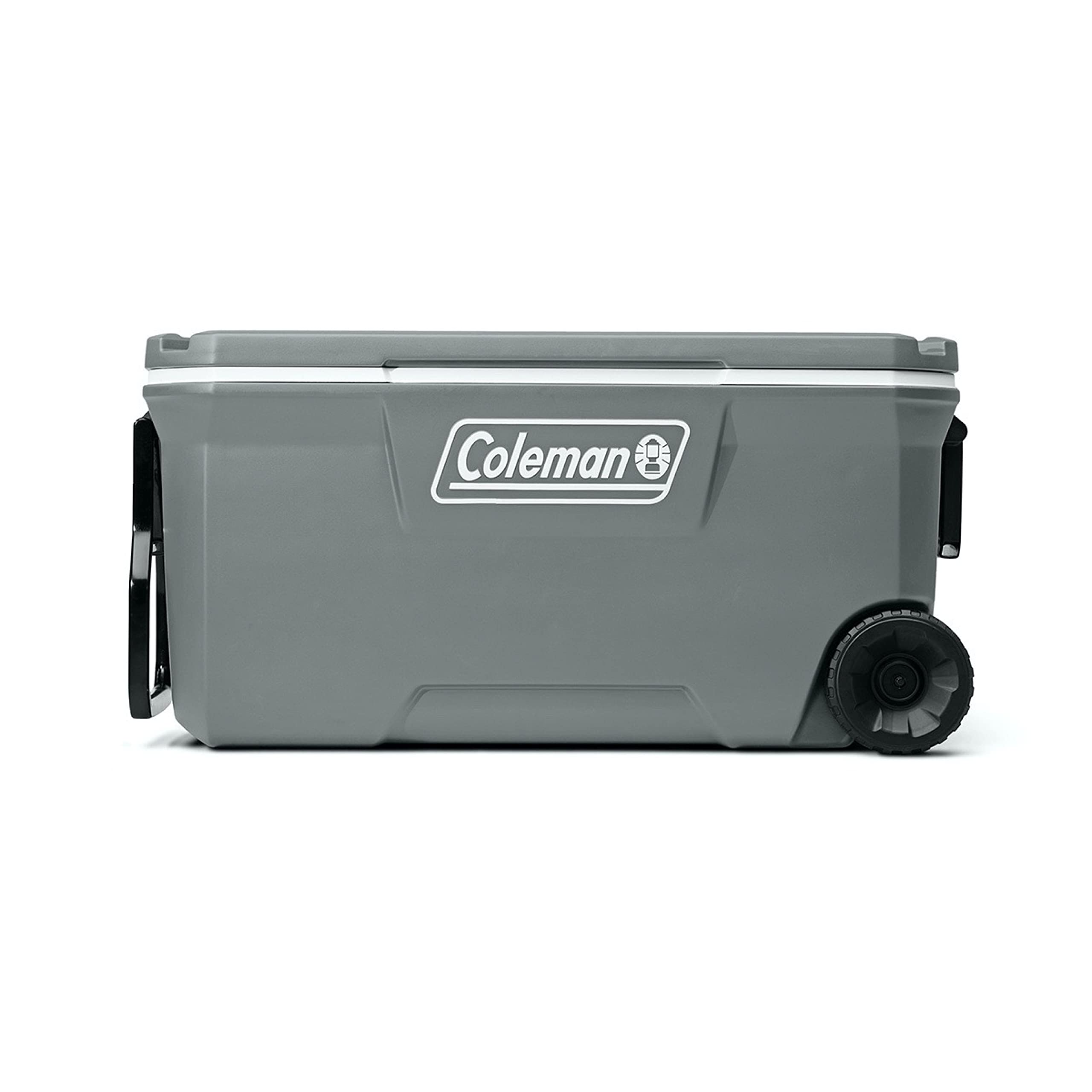 Coleman Classic Series 100-Quart Insulated Wheeled Cooler | Leak-Resistant Outdoor Hard Cooler Keeps Ice Up to 5 Days | Perfect for Camping, Tailgating, and Beach Trips