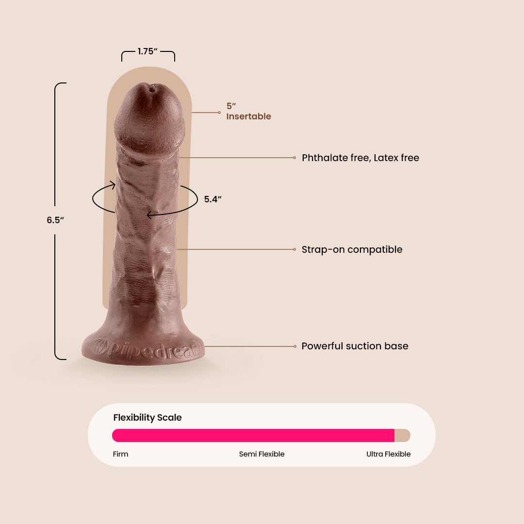 Ultra Realistic King Cock 6 Inch Dildo - Lifelike Silicone Adult Toy for Couples & Solo Play - Perfect for Spicing Up Bedroom Fun & BDSM Scenes