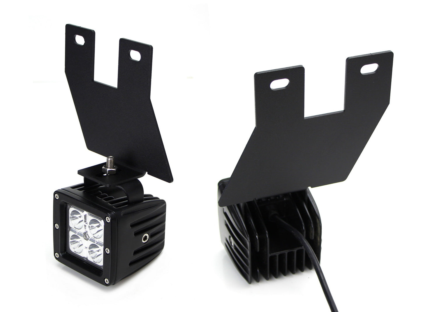 40W CREE LED Pods with Fog Light Bracket & Wiring Kit - Compatible with Ford F250 F350 F450 Excursion - Off-Road, Fog Lights, Truck Lighting Upgrade