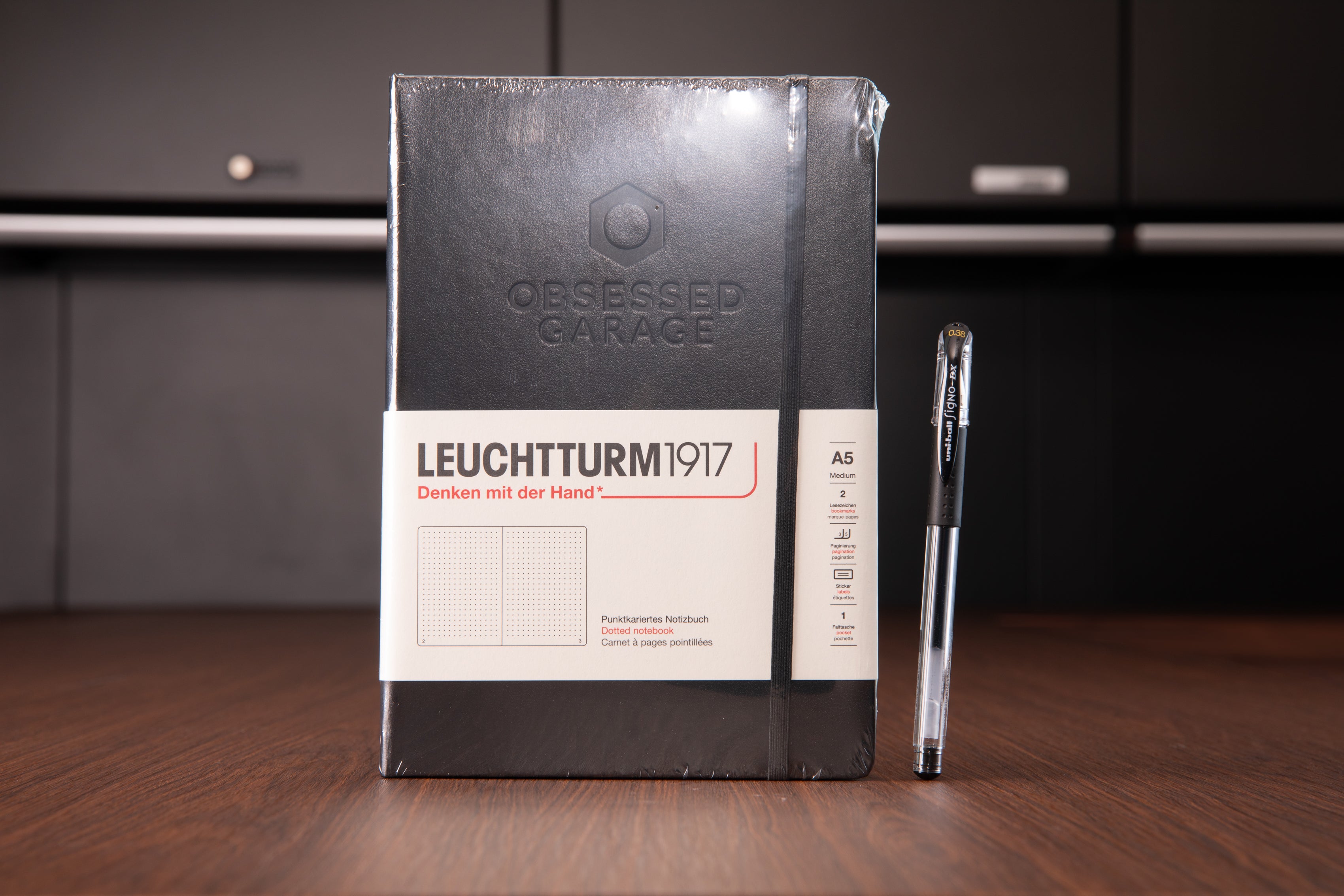 Premium Obsessed Garage Leuchtturm1917 Notebook Journal - Perfect for Car Enthusiasts & Lotus Emira Owners - Ideal for Garage Logs, Maintenance Tracking & Giveaway Events