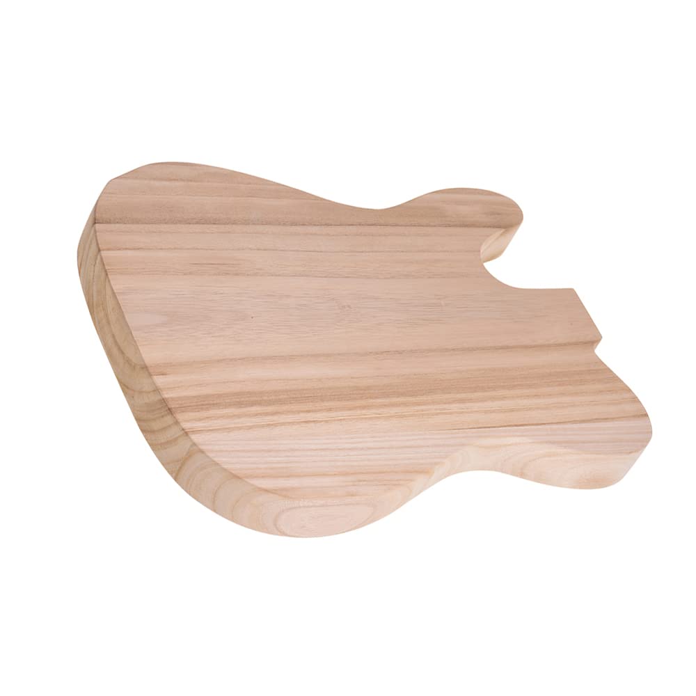 Unfinished Electric Guitar Body - T02 Sycamore Wood Blank for DIY Guitar Building | Perfect for Custom Electric Guitar Projects & Replacement Parts