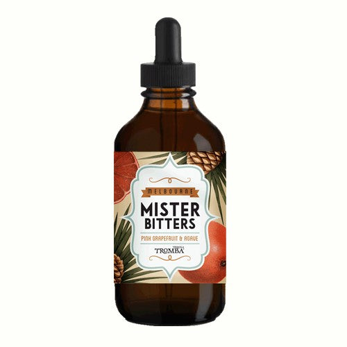 Mister Bitters Pink Grapefruit & Agave Cocktail Bitters - Premium Mixology Ingredient for Margaritas, Palomas & Craft Cocktails | Bar Essential for Home Bartenders & Professional Mixologists