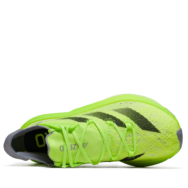 Adidas Adizero Prime X 2 Strung Running Shoes - Lucid Lemon/Core Black | Lightweight Performance Sneakers for Marathon Training & Road Racing