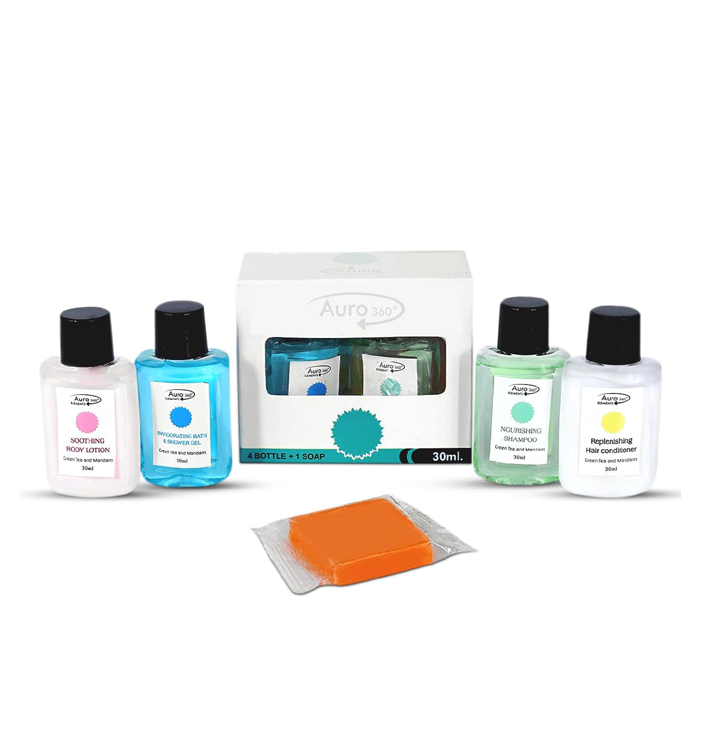 Auro 360° Hotel Amenities Set of 50 - Premium Travel Toiletries Kit for Hotels, Hospitals, Guest Houses & Wedding Guests | Bulk Hospitality Supplies for Guests & Patients | Perfect for Hotels, Resorts, Healthcare Facilities & Special Events