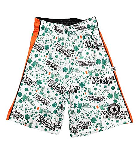Flow Society Boys' Shamrock Athletic Shorts - Quick-Dry Sports Shorts for Running, Basketball & Gym Workouts - Kids' Activewear for Play & Training