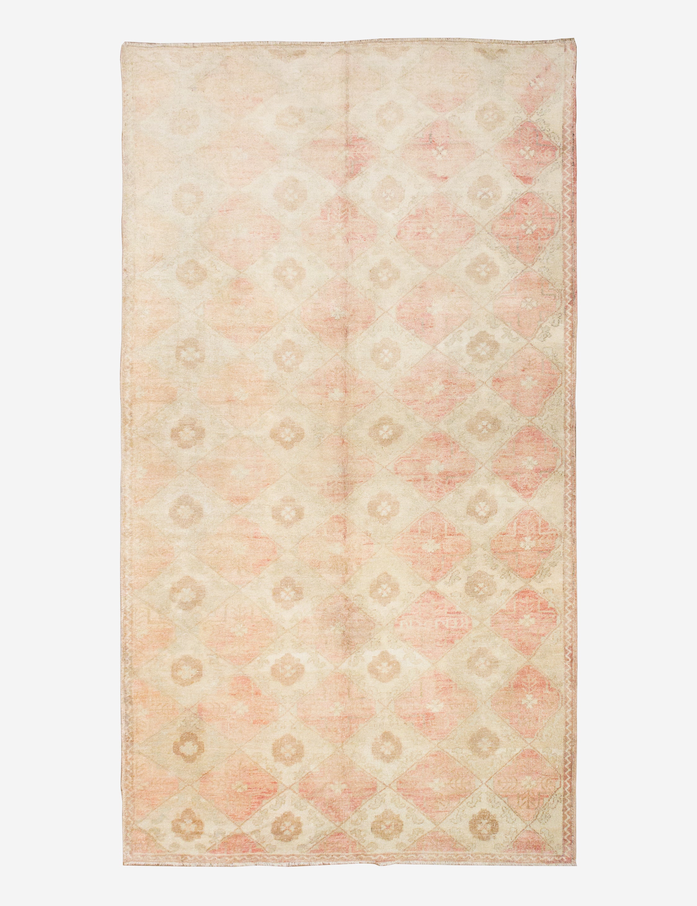 Vintage Turkish Hand Knotted Wool Rug No. 380 - 6'4