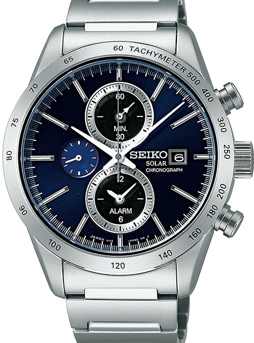 SEIKO SPIRIT SMART Chronograph Solar Watch SBPY115 - Japanese Domestic Market JDM - Perfect for Business, Casual Wear & Outdoor Activities