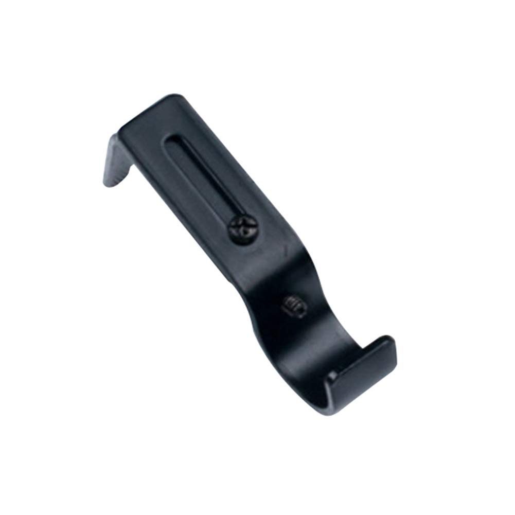 Adjustable Iron Curtain Rod Bracket - Heavy Duty Window Drape Holder, Black - Perfect for Living Room, Bedroom & Home Decor
