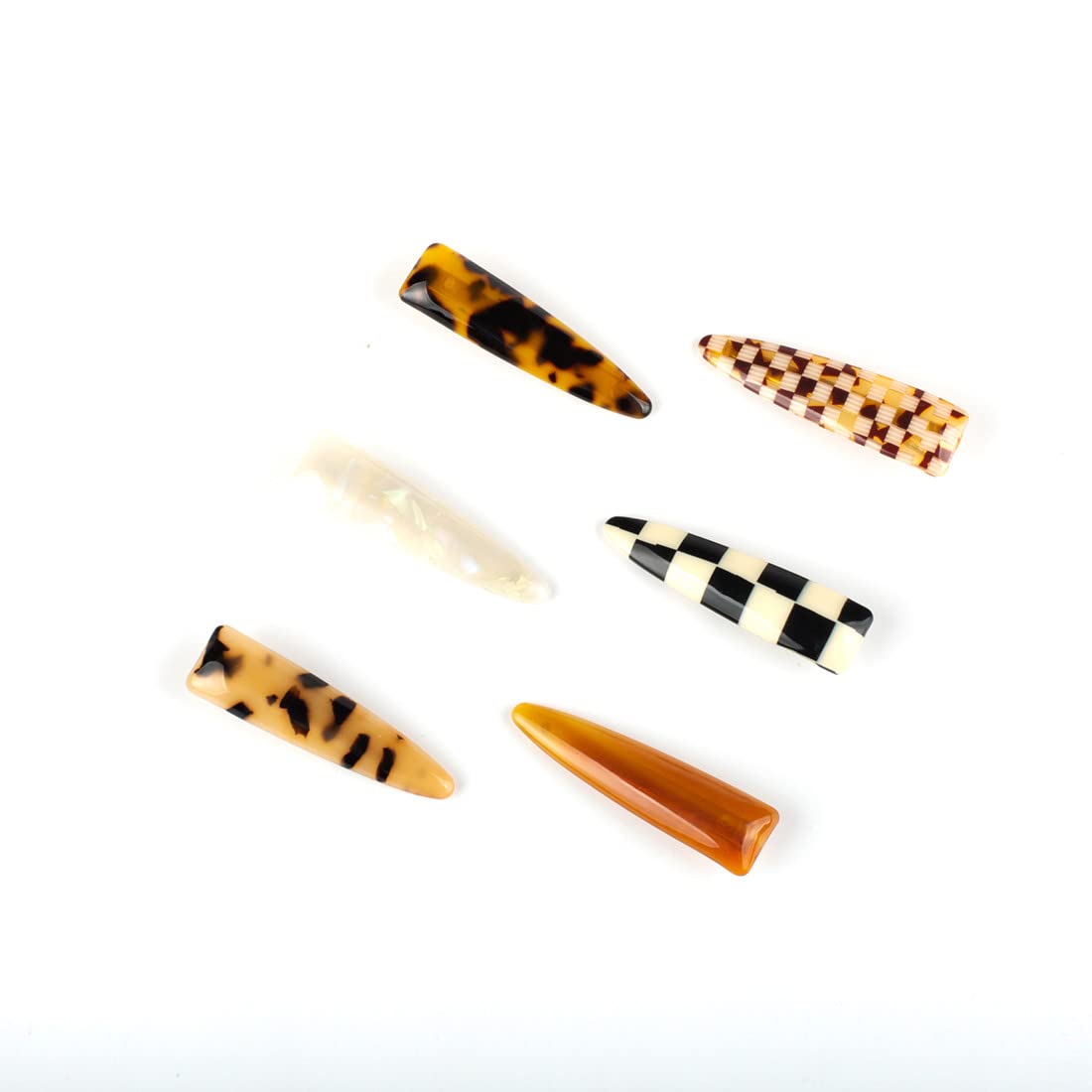 Sinide Hair Clips 6pcs - Tortoise Leopard Print Jaw Clips for Women & Girls | Hair Accessories for Party & Work