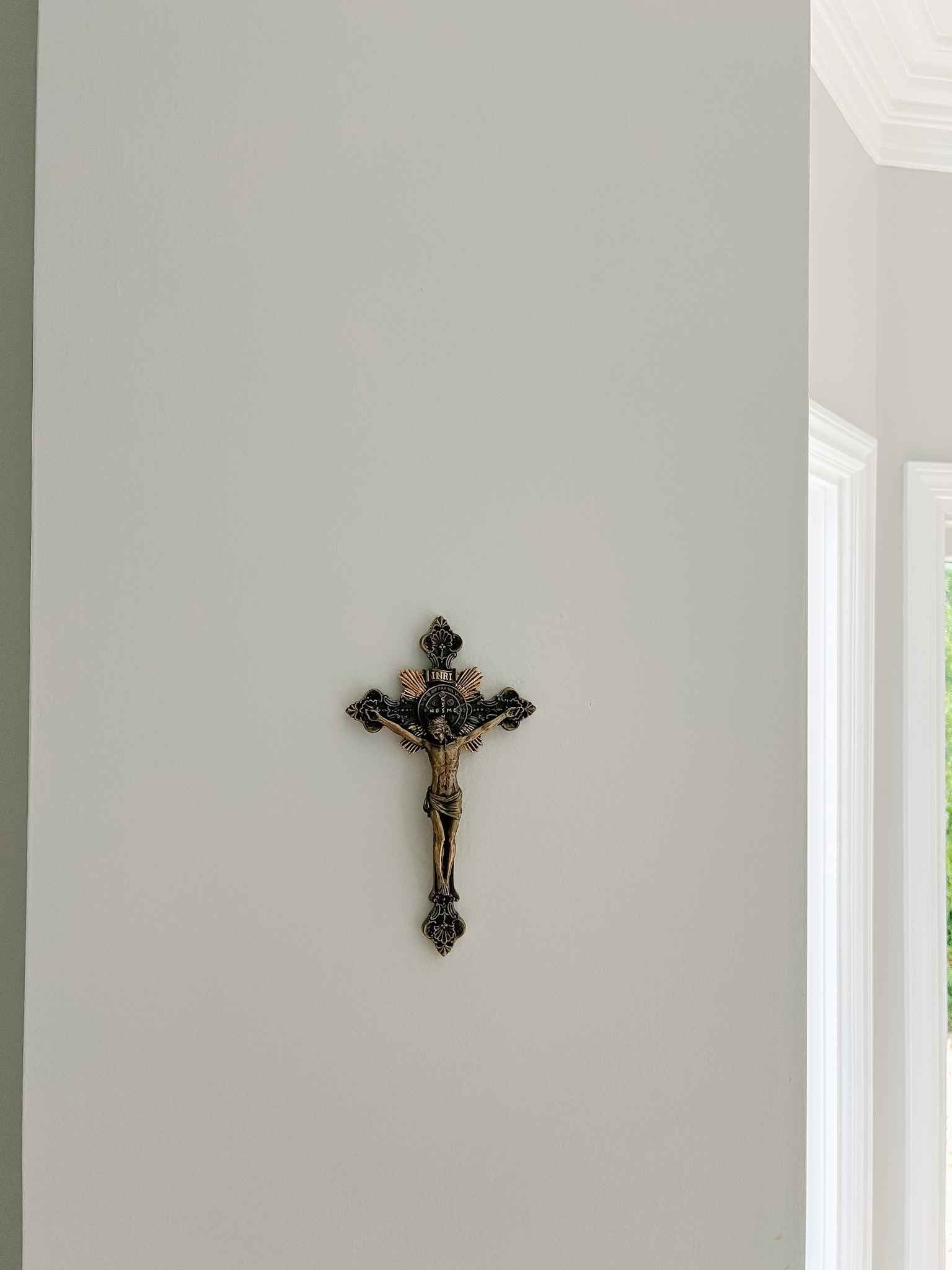 Small St. Benedict Crucifix Pendant - Religious Jewelry for Protection & Blessings - Perfect for Daily Wear, Gifts & Catholic Devotions