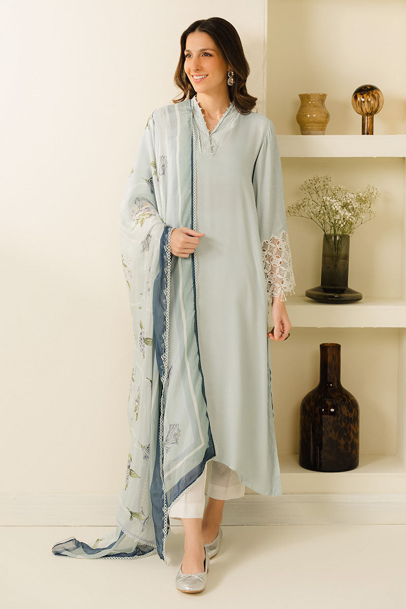 ICY OASIS 2PC Set - Stylish Women's Shirt & Dupatta Outfit | Perfect for Festivals, Parties & Special Occasions