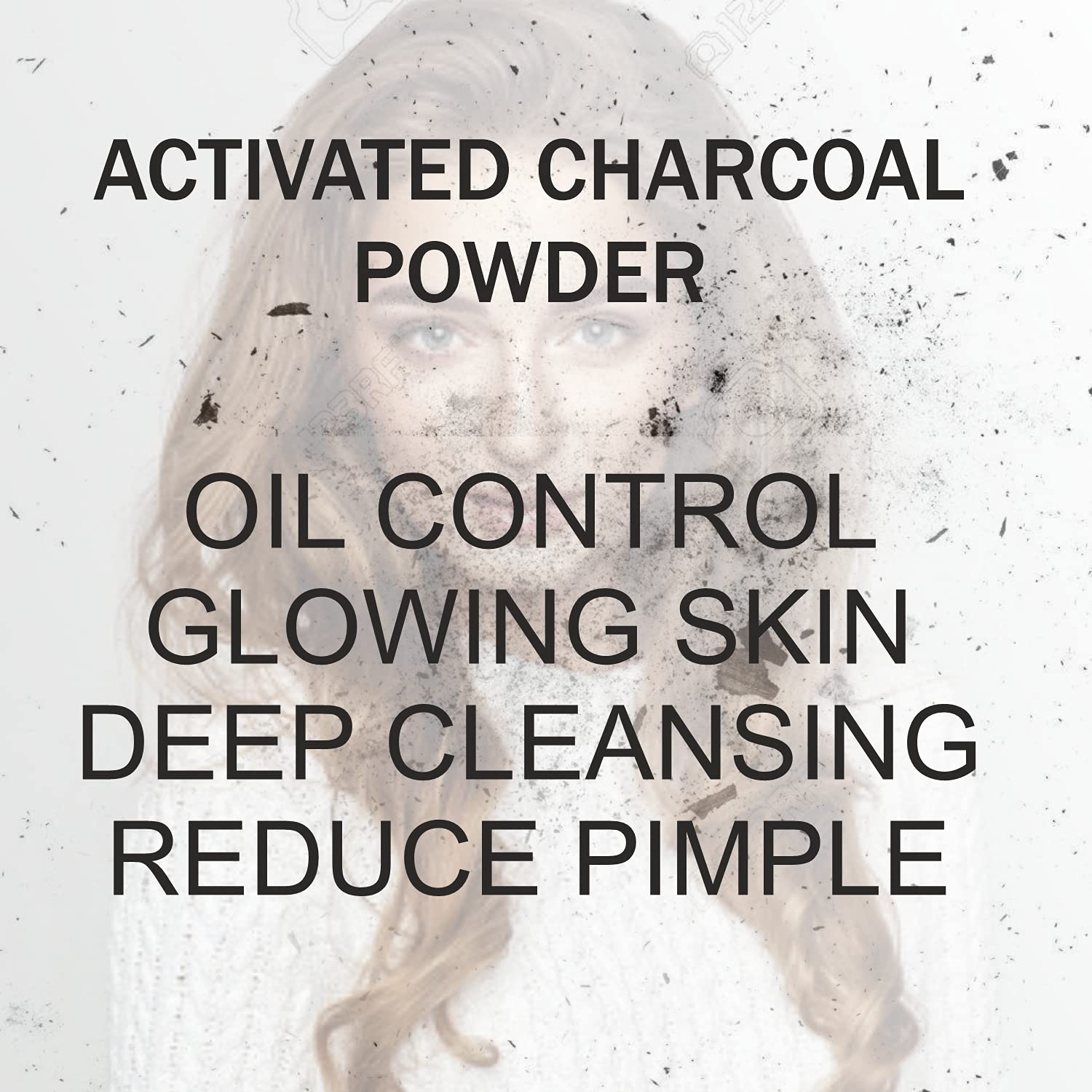 Oilanic 100% Pure Natural Activated Charcoal Powder for Skin & Hair - Detoxifying Face Mask & Deep Cleansing Shampoo Boost (3-Pack, 300g) | Acne Treatment, Blackhead Removal & Scalp Care for Glowing Skin & Healthy Hair