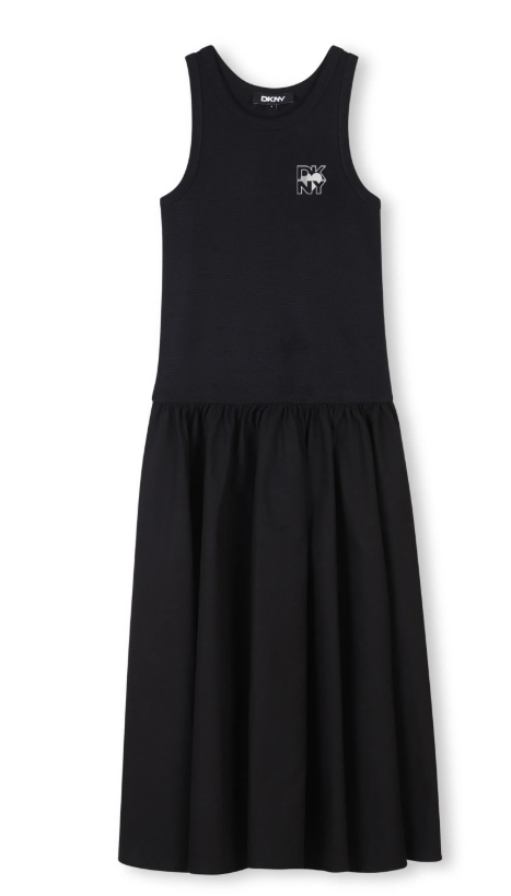 DKNY Women's Sleeveless Long Dress - Size 6 (14A) | Elegant Summer Maxi Dress for Beach, Wedding & Evening Occasions