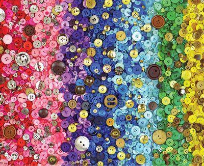 Springbok 1000-Piece Buttons Assortment - Bulk Mixed Buttons for Sewing, Crafts & DIY Projects - Perfect for Scrapbooking, Clothing Repair & Button Art