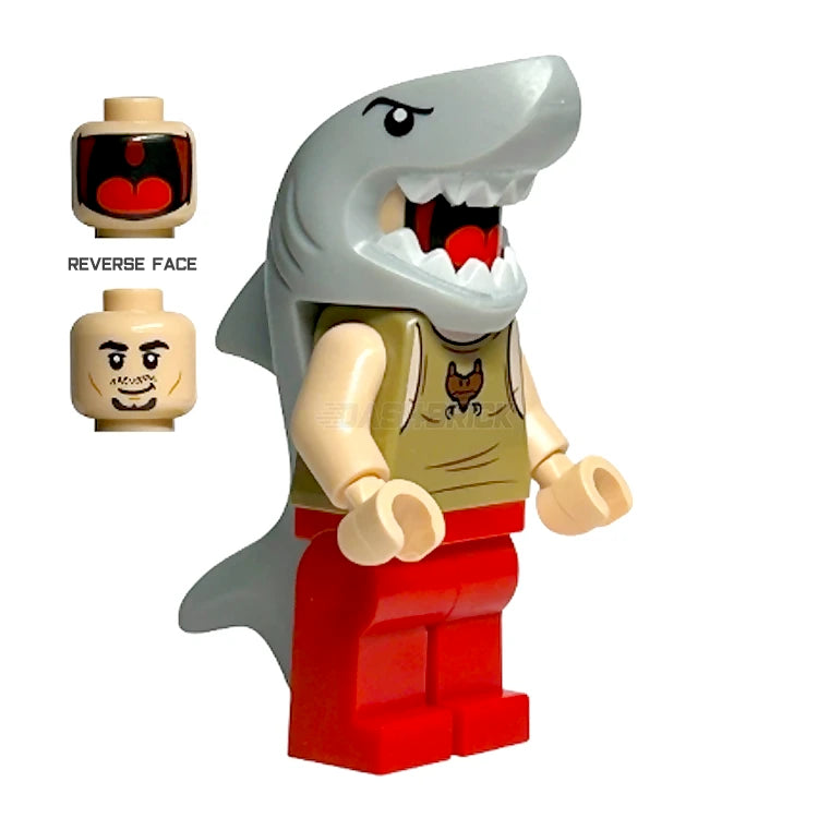 LEGO Harry Potter Viktor Krum Minifigure with Shark & Dual-Sided Head (hp414) - Perfect for Collectors, Gifts, and Harry Potter Themed Displays