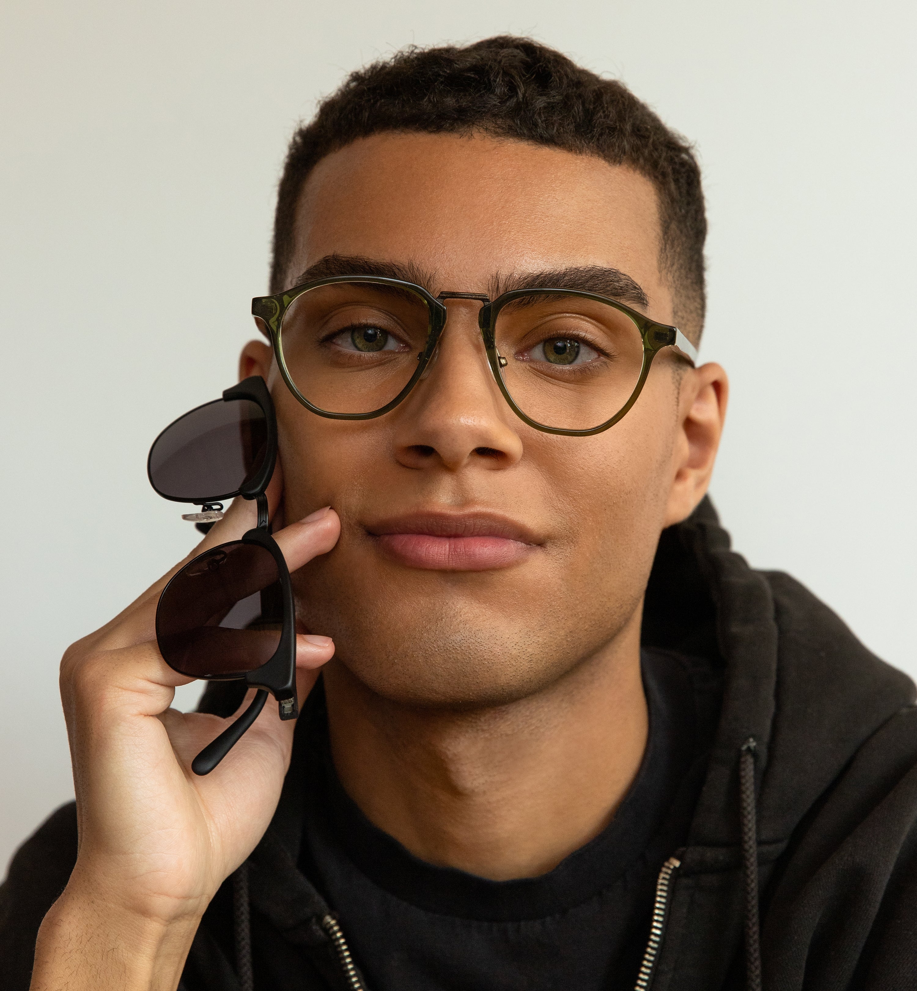 Trendy Swag Eyeglasses for Men & Women - Stylish Retro Vintage Frames with UV Protection - Perfect for Fashion, Daily Wear & Costume Parties