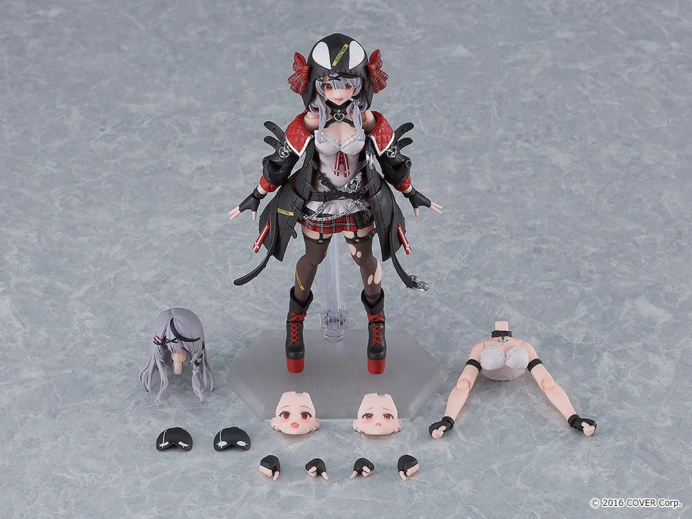 Figma #629 Sakamata Chloe Hololive Production Action Figure with Bonus Parts - Perfect for Anime Collectors & VTuber Fans Display