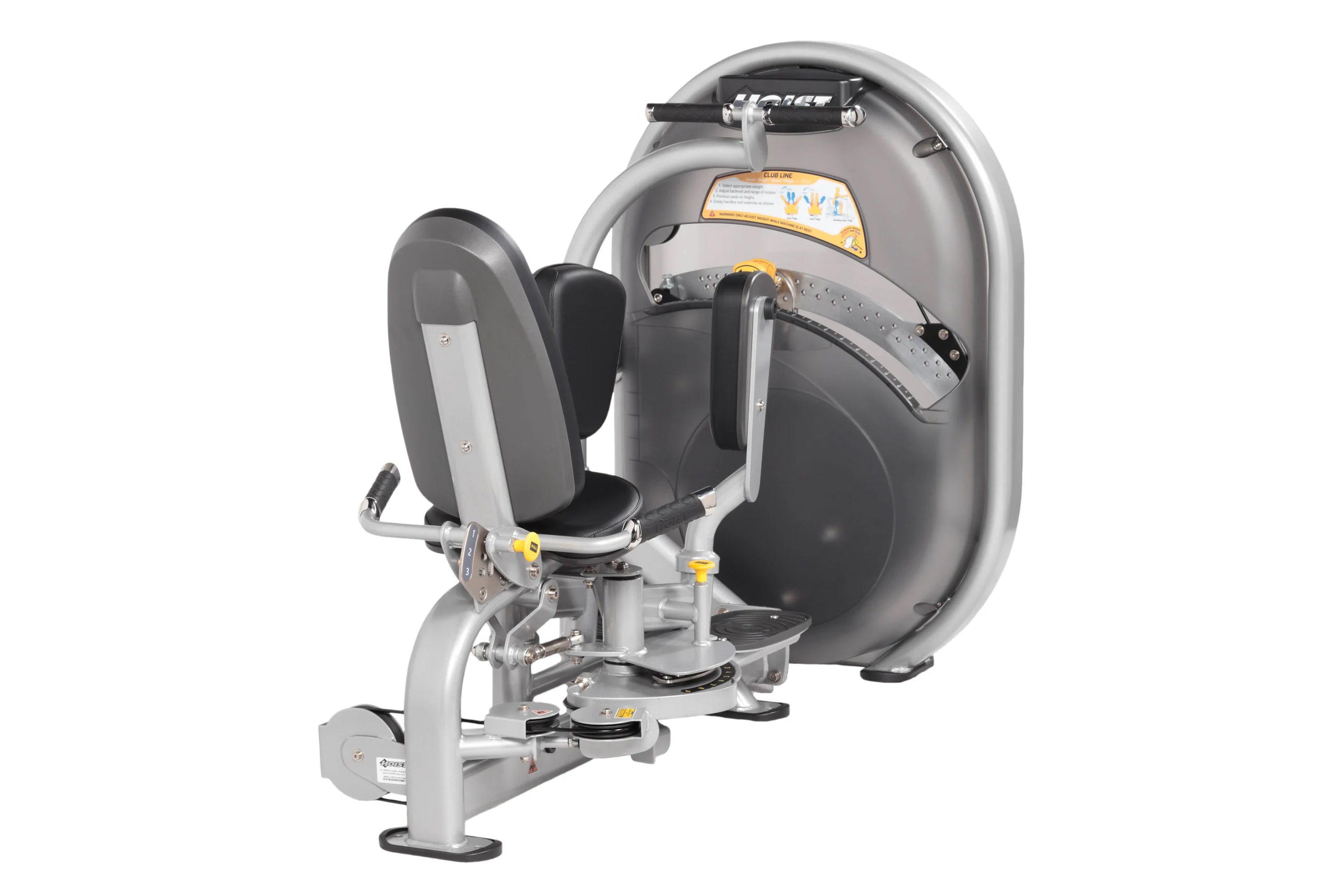 Hoist Club Line Inner/Outer Thigh Machine (CL 3800) - Professional Gym Equipment for Leg Workouts & Strength Training