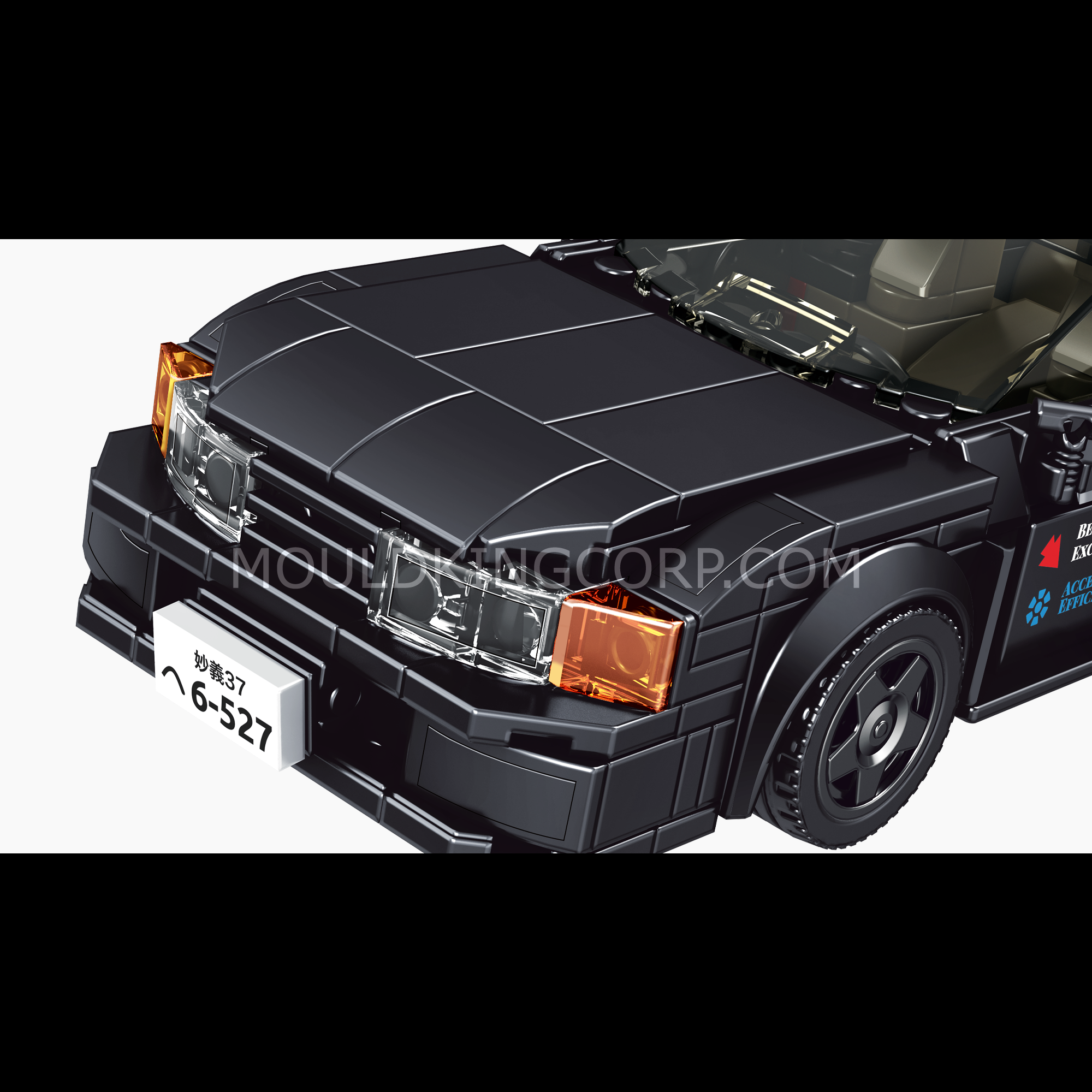 Mould King 27014S The GTR R32 Mini Sports Car Building Set - 389 PCS DIY Model Kit for Adults & Teens | Perfect for Car Enthusiasts, Home Decor, and Gift Giving