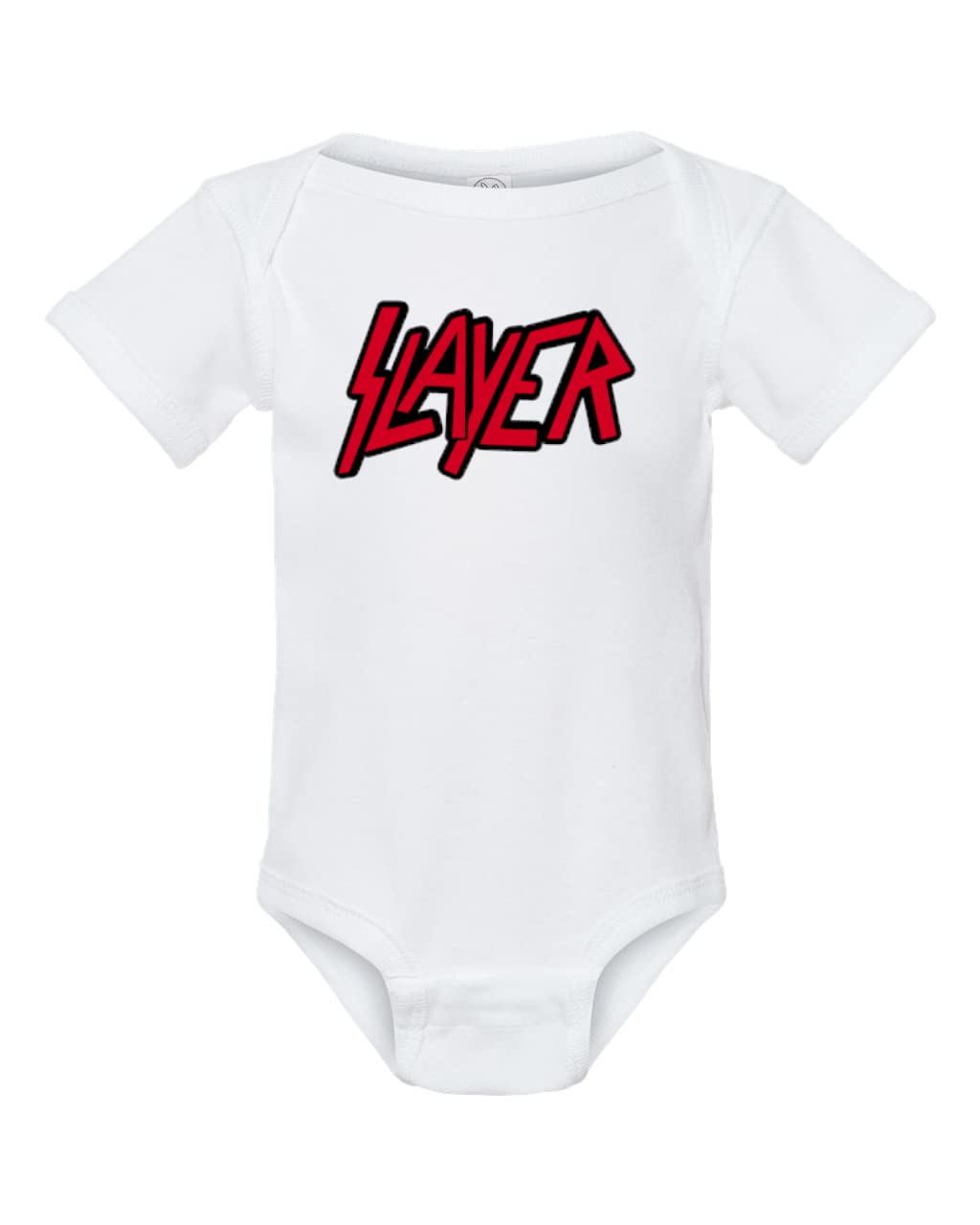 Mari Kyrios Slayer Thrash Metal Rock & Roll One Piece Bodysuit Baby Clothes - Punk Rock Outfit for Infants & Toddlers - Perfect for Concerts, Music Festivals & Photo Shoots