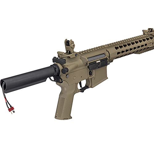 Lancer Tactical Gen 3 M4 SD Airsoft AEG Rifle - Nylon Polymer Body, Programmable Fast Trigger & MOSFET System for Competitive Airsoft Battles and Tactical Training