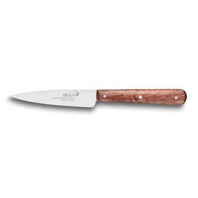 Premium Paring Knife with Full Tang & Ergonomic Wooden Handle - Sharp Kitchen Knife for Peeling, Slicing & Precision Cutting - Perfect for Fruits, Vegetables & Culinary Tasks
