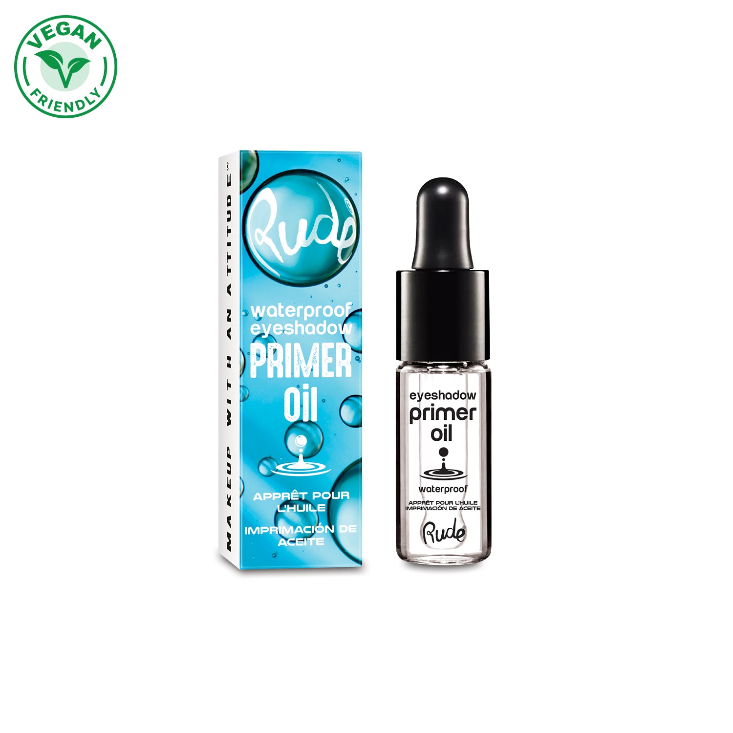 Long-Lasting Waterproof Eyeshadow Primer Oil - Smudge-Proof & Crease-Resistant Makeup Base for All-Day Wear | Perfect for Swimming, Gym, and Special Occasions