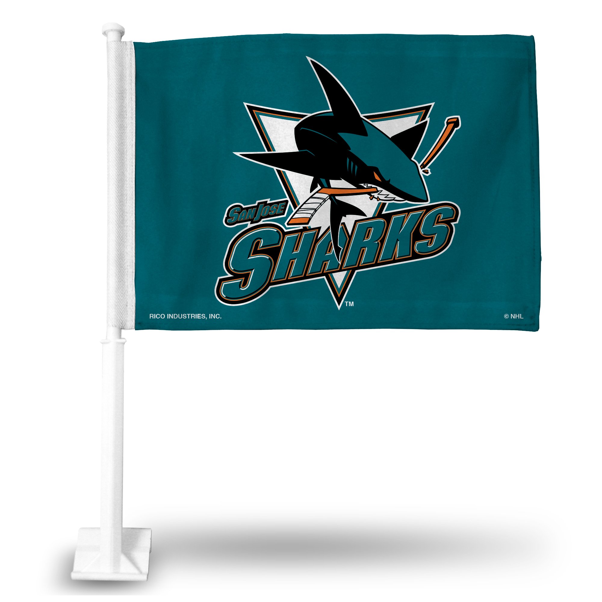 NHL Team Car Flag with Pole - Officially Licensed Fan Gear for Game Day Tailgating & Road Trips