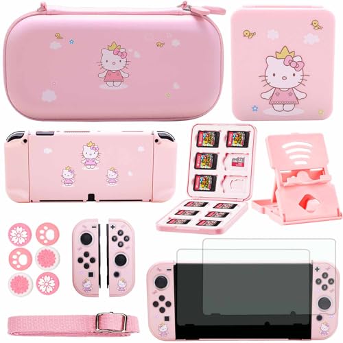 Switch OLED-Kitty-Pink