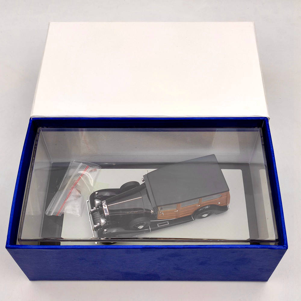 1/43 Scale 1928 Rolls Royce New Phantom Shooting Brake Resin Model Car - Limited Edition Collectible #43204702 | Perfect for Display, Car Enthusiast Gifts & Vintage Model Collections